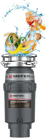 Измельчитель пищевых отходов узкий MEFERI MFD380 SLIM POWER с беспроводной кнопкой в комплекте Измельчитель пищевых отходов узкий MEFERI MFD380 SLIM POWER с беспроводной кнопкой в комплекте