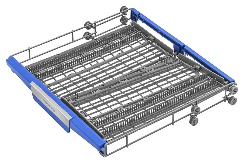 Посудомоечная машина встраиваемая MEFERI MDW6073 COMFORT, 60 см, напольная, 14 комплектов посуды, 7 программ, 3 корзины, автооткрывание, аквастоп, луч на полу, внутренняя подсветка