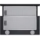 Вытяжка телескопическая кухонная MEFERI SLIDEBOX60BK GLASS ULTRA, 60 см, черная, стекло, производительность 850 м3/ч, 2 скорости, низкий уровень шума, режимы отвод и рециркуляция, гарантия 3 года