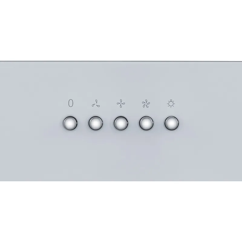 Вытяжка кухонная MEFERI INBOX60WH LIGHT, 60 см, полновстраиваемая, белая, производительность 650 м3/ч, 3 скорости, низкий уровень шума, режимы отвод и циркуляция, гарантия 3 года