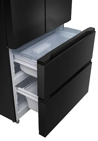 Холодильник отдельностоящий, с инвертором MEFERI MFR83BLACK IX TOTAL NO FROST FRENCH DOOR COMFORT, двухкамерный, с зоной свежести, с льдогенератором Холодильник отдельностоящий, с инвертором MEFERI MFR83BLACK IX TOTAL NO FROST FRENCH DOOR COMFORT, двухкамерный, с зоной свежести, с льдогенератором