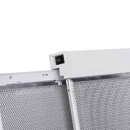 Вытяжка телескопическая кухонная MEFERI SLIDEBOX60WH GLASS ULTRA, 60 см, белая, стекло, производительность 850 м3/ч, 2 скорости, низкий уровень шума, режимы отвод и рециркуляция, гарантия 3 года Вытяжка телескопическая кухонная MEFERI SLIDEBOX60WH GLASS ULTRA, 60 см, белая, стекло, производительность 850 м3/ч, 2 скорости, низкий уровень шума, режимы отвод и рециркуляция, гарантия 3 года