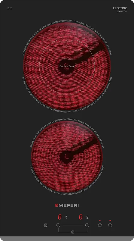 Фото varochnaya_panel_elektricheskaya_meh302bk_comfort_plus на сайте meferi-home.ru Варочная панель электрическая MEFERI MEH302BK COMFORT PLUS - изображение varochnaya_panel_elektricheskaya_meh302bk_comfort_plus