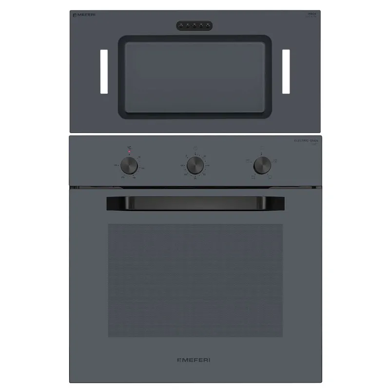 Фото komplekt_vstraivaemoy_tekhniki_meferi_60sm_seryy_ms60gr24 на сайте meferi-home.ru Комплект встраиваемой техники MEFERI 60см серый MS60GR24 - изображение komplekt_vstraivaemoy_tekhniki_meferi_60sm_seryy_ms60gr24