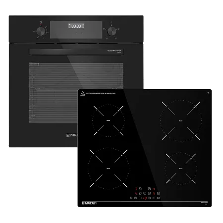 Комплект встраиваемой техники 60см черный MEFERI MS60BK03 Комплект встраиваемой техники 60см черный MEFERI MS60BK03