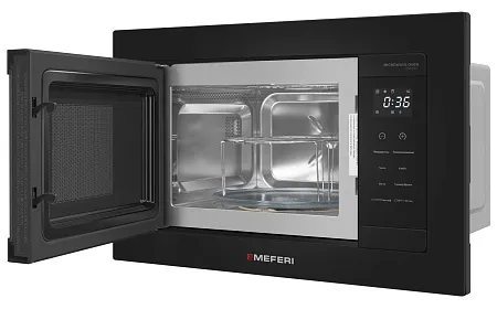 Микроволновая печь встраиваемая MEFERI MMO6020BK COMFORT Микроволновая печь встраиваемая MEFERI MMO6020BK COMFORT