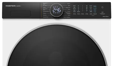 Стиральная машина с сушкой 2 в 1, инвертором и паром MEFERI MFWD1071216WH COMFORT PLUS отдельностоящая белая, с прямым приводом, загрузка 10 кг стирка, 7 кг сушка Стиральная машина с сушкой 2 в 1, инвертором и паром MEFERI MFWD1071216WH COMFORT PLUS отдельностоящая белая, с прямым приводом, загрузка 10 кг стирка, 7 кг сушка