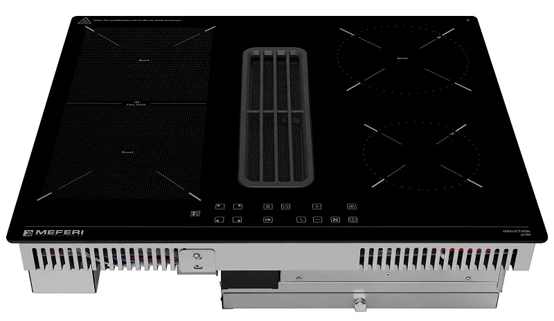 Варочная панель индукционная с вытяжкой MEFERI XSMART60BK ULTRA