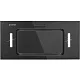 Вытяжка кухонная MEFERI INBOX60BK GLASS ULTRA, 60 см, встраиваемая, черная, стекло, производительность 900 м3/ч, 3 скорости, низкий уровень шума, режимы отвод и рециркуляция, гарантия 3 года