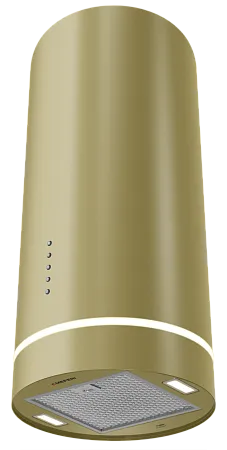 Вытяжка кухонная цилиндрическая настенная MEFERI TUBE35GOLD COMFORT, 35 см, горчично-золотая, производительность 1200 м3/ч, 3 скорости, низкий уровень шума, режимы отвод и рециркуляция, гарантия 3 года Вытяжка кухонная цилиндрическая настенная MEFERI TUBE35GOLD COMFORT, 35 см, горчично-золотая, производительность 1200 м3/ч, 3 скорости, низкий уровень шума, режимы отвод и рециркуляция, гарантия 3 года