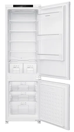 Холодильник встраиваемый MEFERI MBR177 COMBI NO FROST POWER (модификация 2025), двухкамерный, двухдверный, перенавешиваемые двери, суперохлаждение, с зоной свежести Холодильник встраиваемый MEFERI MBR177 COMBI NO FROST POWER (модификация 2025), двухкамерный, двухдверный, перенавешиваемые двери, суперохлаждение, с зоной свежести