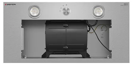 Вытяжка кухонная MEFERI INBOX60IX PUSH COMFORT, 60 см, встраиваемая, серая, производительность 950 м3/ч, 3 скорости, с утапливаемым переключателем, низкий уровень шума, режимы отвод и рециркуляция, гарантия 3 года Вытяжка кухонная MEFERI INBOX60IX PUSH COMFORT, 60 см, встраиваемая, серая, производительность 950 м3/ч, 3 скорости, с утапливаемым переключателем, низкий уровень шума, режимы отвод и рециркуляция, гарантия 3 года