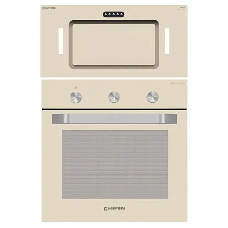 Комплект встраиваемой техники MEFERI 60см бежевый MS60BG26