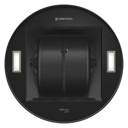 Вытяжка кухонная цилиндрическая островная MEFERI TUBE35BK ISLA ULTRA, 35 см, черная, производительность 1200 м3/ч, 3 скорости, низкий уровень шума, режимы отвод и рециркуляция, гарантия 3 года Вытяжка кухонная цилиндрическая островная MEFERI TUBE35BK ISLA ULTRA, 35 см, черная, производительность 1200 м3/ч, 3 скорости, низкий уровень шума, режимы отвод и рециркуляция, гарантия 3 года