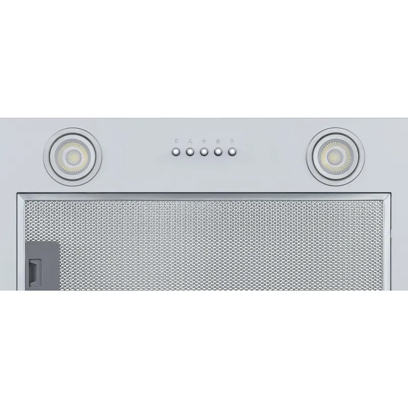 Вытяжка кухонная MEFERI INBOX60WH LIGHT, 60 см, полновстраиваемая, белая, производительность 650 м3/ч, 3 скорости, низкий уровень шума, режимы отвод и циркуляция, гарантия 3 года