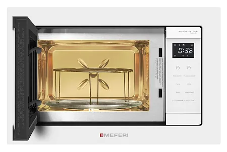 Микроволновая печь встраиваемая MEFERI MMO6020WH COMFORT Микроволновая печь встраиваемая MEFERI MMO6020WH COMFORT