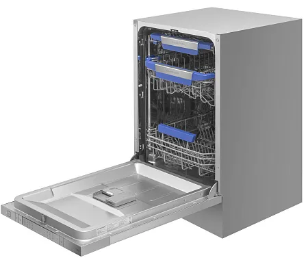 Посудомоечная машина узкая встраиваемая с инвертором MEFERI MDW4583 COMFORT PLUS, 45 см, 10 комплектов посуды, автооткрывание дверцы, аквастоп, луч на полу, внутренняя подсветка, половинная загрузка, таймер Посудомоечная машина узкая встраиваемая с инвертором MEFERI MDW4583 COMFORT PLUS, 45 см, 10 комплектов посуды, автооткрывание дверцы, аквастоп, луч на полу, внутренняя подсветка, половинная загрузка, таймер