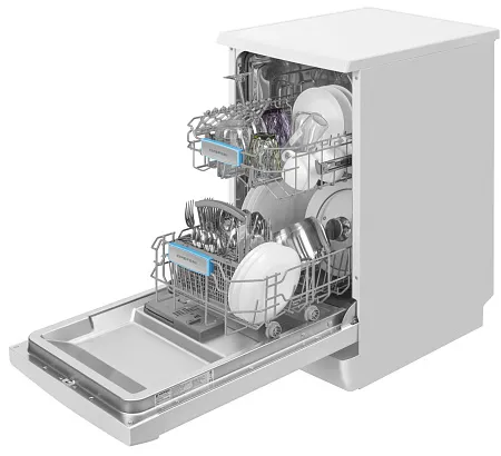 Посудомоечная машина узкая отдельностоящая MEFERI MDW4562WH FS LIGHT, 45 см, 9 комплектов посуды, 6 программ, 2 корзины, половинная загрузка, отсрочка, таймер, защита от протечек, внутренняя подсветка Посудомоечная машина узкая отдельностоящая MEFERI MDW4562WH FS LIGHT, 45 см, 9 комплектов посуды, 6 программ, 2 корзины, половинная загрузка, отсрочка, таймер, защита от протечек, внутренняя подсветка