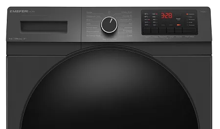 Стиральная машина с инвертором и паром MEFERI MFW091216GR ULTRA отдельностоящая серая, загрузка 9 кг Стиральная машина с инвертором и паром MEFERI MFW091216GR ULTRA отдельностоящая серая, загрузка 9 кг