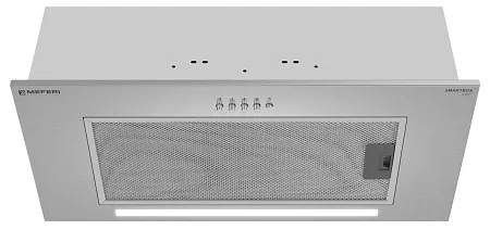 Вытяжка кухонная MEFERI SMARTBOX60IX LIGHT, 60 см, встраиваемая, серая, производительность 650 м3/ч, 3 скорости, низкий уровень шума, режимы отвод и рециркуляция, гарантия 3 года Вытяжка кухонная MEFERI SMARTBOX60IX LIGHT, 60 см, встраиваемая, серая, производительность 650 м3/ч, 3 скорости, низкий уровень шума, режимы отвод и рециркуляция, гарантия 3 года