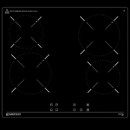 Комплект встраиваемой техники 60см нержавеющая сталь MEFERI MS60IX02 Комплект встраиваемой техники 60см нержавеющая сталь MEFERI MS60IX02