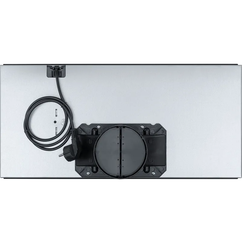 Вытяжка кухонная MEFERI INBOX52BK GLASS ULTRA, 52 см, встраиваемая, черная, стекло, производительность 900 м3/ч, 3 скорости, низкий уровень шума, режимы отвод и рециркуляция, гарантия 3 года