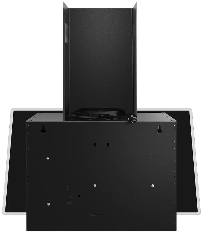 Вытяжка кухонная MEFERI AIRBOX60BK LIGHT, 60 см, наклонная, черная, стекло, производительность 650 м3/ч, 3 скорости, низкий уровень шума, режимы отвод и рециркуляция, гарантия 3 года