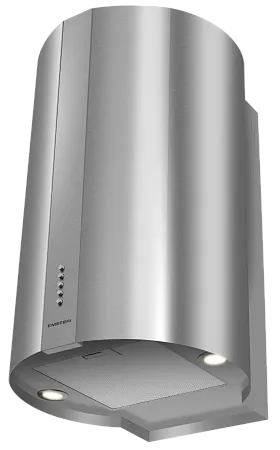 Вытяжка кухонная цилиндрическая настенная MEFERI TUBE40IX POWER, 40 см, серая, производительность 850 м3/ч, 3 скорости, низкий уровень шума, режимы отвод и рециркуляция, гарантия 3 года