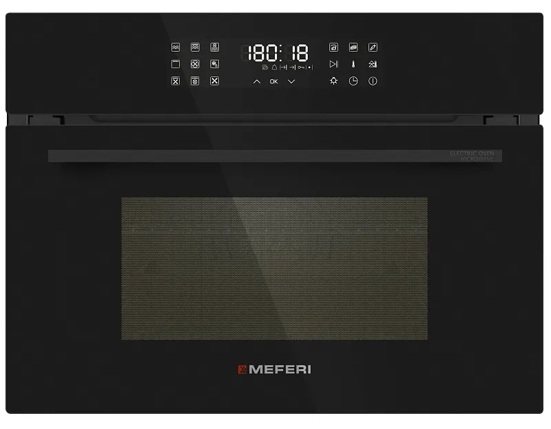 Духовой шкаф электрический MEFERI MEO609BK MICROWAVE