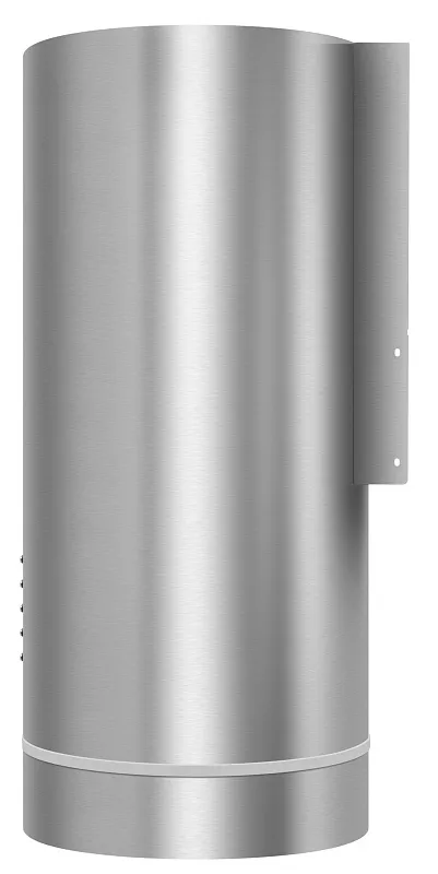 Вытяжка кухонная цилиндрическая настенная MEFERI TUBE35IX COMFORT, 35 см, серая, производительность 1200 м3/ч, 3 скорости, низкий уровень шума, режимы отвод и рециркуляция, гарантия 3 года