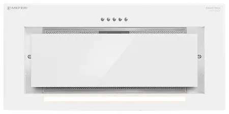 Вытяжка кухонная MEFERI SMARTBOX60WH GLASS POWER, 60 см, встраиваемая, белая, стекло, производительность 900 м3/ч, 3 скорости, низкий уровень шума, режимы отвод и рециркуляция, гарантия 3 года Вытяжка кухонная MEFERI SMARTBOX60WH GLASS POWER, 60 см, встраиваемая, белая, стекло, производительность 900 м3/ч, 3 скорости, низкий уровень шума, режимы отвод и рециркуляция, гарантия 3 года