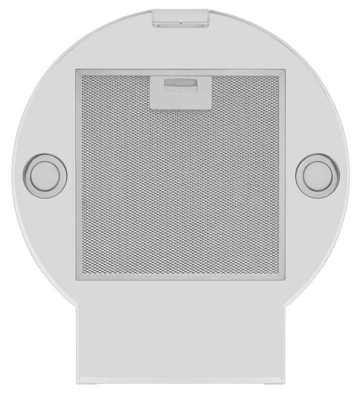 Вытяжка кухонная цилиндрическая настенная MEFERI TUBE40WH POWER, 40 см, белая, производительность 850 м3/ч, 3 скорости, низкий уровень шума, режимы отвод и рециркуляция, гарантия 3 года