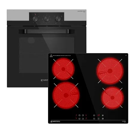Комплект встраиваемой техники 60см нержавеющая сталь MEFERI MS60IX12
