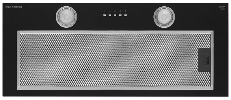 Вытяжка полновстраиваемая MEFERI INBOX70BK POWER