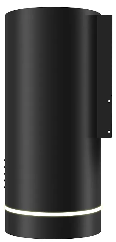 Вытяжка кухонная цилиндрическая настенная MEFERI TUBE35BK COMFORT, 35 см, черная, производительность 1200 м3/ч, 3 скорости, низкий уровень шума, режимы отвод и рециркуляция, гарантия 3 года