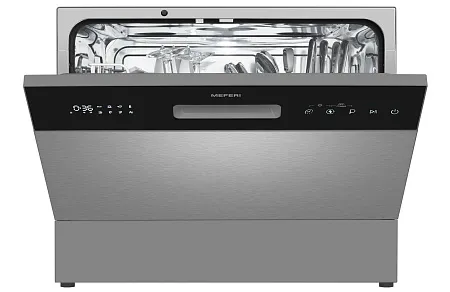 Посудомоечная машина настольная отдельностоящая MEFERI MDW4581IX FS COMPACT POWER Посудомоечная машина настольная отдельностоящая MEFERI MDW4581IX FS COMPACT POWER