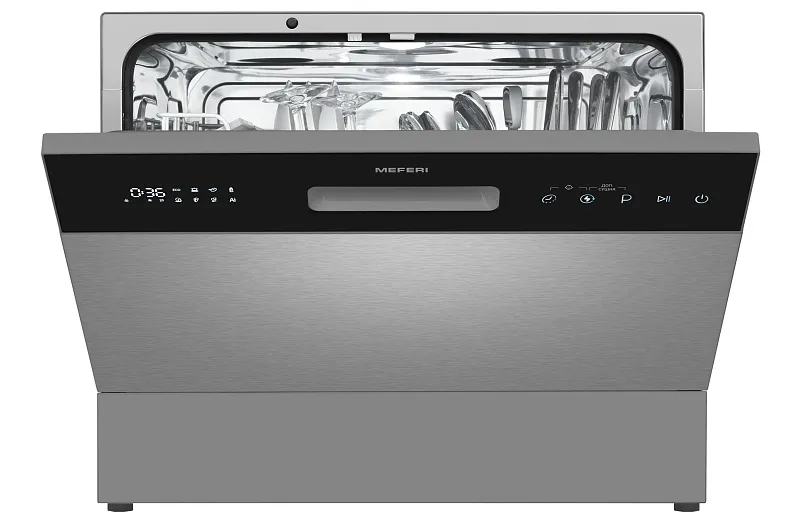 Посудомоечная машина настольная отдельностоящая MEFERI MDW4581IX FS COMPACT POWER