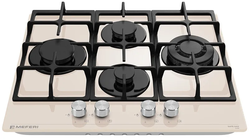 Варочная панель газовая MEFERI MGH604BG GLASS ULTRA