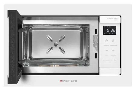 Микроволновая печь встраиваемая MEFERI MMO6020WH COMFORT Микроволновая печь встраиваемая MEFERI MMO6020WH COMFORT