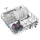 Посудомоечная машина отдельностоящая MEFERI MDW6062WH FS LIGHT, 60 см, напольная, 12 комплектов посуды, 6 программ, 2 корзины, половинная загрузка, отсрочка, защита от протечек, внутренняя подсветка