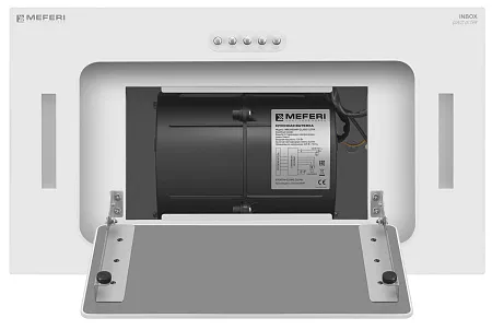 Вытяжка кухонная MEFERI INBOX52WH GLASS ULTRA, 52 см, встраиваемая, белая, стекло, производительность 900 м3/ч, 3 скорости, низкий уровень шума, режимы отвод и рециркуляция, гарантия 3 года Вытяжка кухонная MEFERI INBOX52WH GLASS ULTRA, 52 см, встраиваемая, белая, стекло, производительность 900 м3/ч, 3 скорости, низкий уровень шума, режимы отвод и рециркуляция, гарантия 3 года