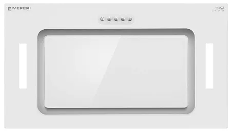 Вытяжка кухонная MEFERI INBOX52WH GLASS ULTRA, 52 см, встраиваемая, белая, стекло, производительность 900 м3/ч, 3 скорости, низкий уровень шума, режимы отвод и рециркуляция, гарантия 3 года Вытяжка кухонная MEFERI INBOX52WH GLASS ULTRA, 52 см, встраиваемая, белая, стекло, производительность 900 м3/ч, 3 скорости, низкий уровень шума, режимы отвод и рециркуляция, гарантия 3 года
