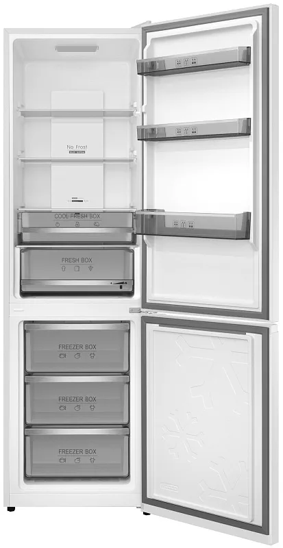 Холодильник отдельностоящий с инвертором MEFERI MFR200WH TOTAL NO FROST COMBI ULTRA