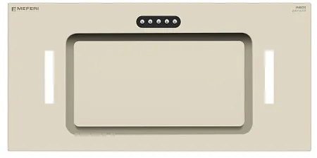 Вытяжка кухонная MEFERI INBOX60BG GLASS ULTRA, 60 см, встраиваемая, бежевая, стекло, производительность 900 м3/ч, 3 скорости, низкий уровень шума, режимы отвод и рециркуляция, гарантия 3 года Вытяжка кухонная MEFERI INBOX60BG GLASS ULTRA, 60 см, встраиваемая, бежевая, стекло, производительность 900 м3/ч, 3 скорости, низкий уровень шума, режимы отвод и рециркуляция, гарантия 3 года
