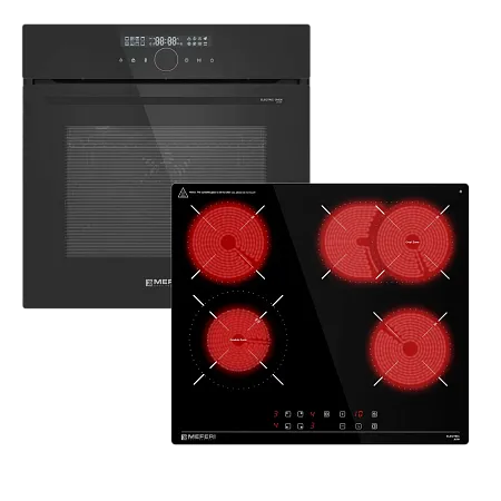 Комплект встраиваемой техники 60см черный MEFERI MS60BK42 Комплект встраиваемой техники 60см черный MEFERI MS60BK42