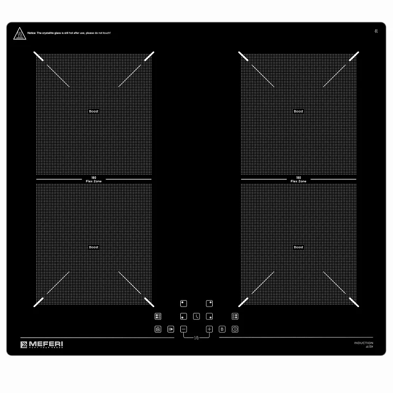Комплект встраиваемой техники Meferi 60см черный MS60BK33