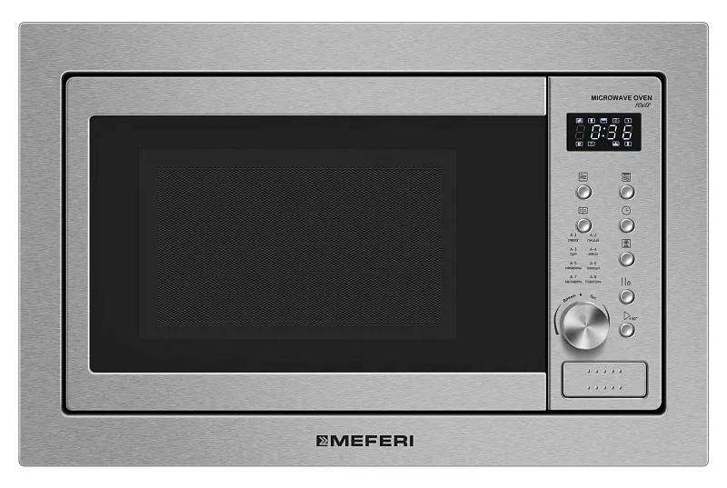 Микроволновая печь встраиваемая MEFERI MMO6025IX POWER - изображение mikrovolnovaya_pech_vstraivaemaya_mmo6025ix_power  