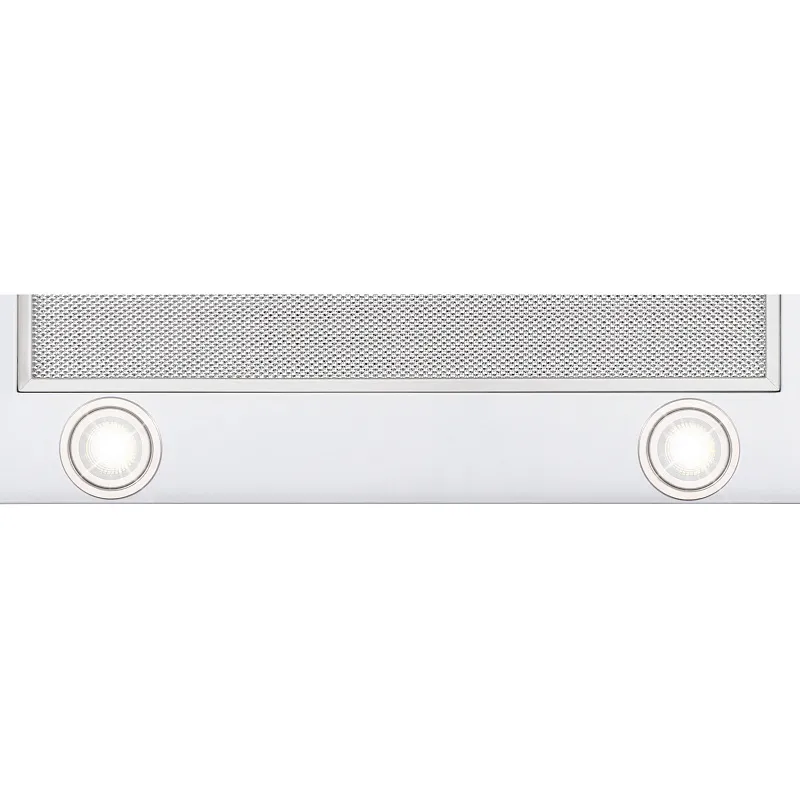 Вытяжка телескопическая кухонная MEFERI SLIDEBOX60WH POWER, 60 см, белая, производительность 850 м3/ч, 2 скорости, низкий уровень шума, режимы отвод и рециркуляция, гарантия 3 года
