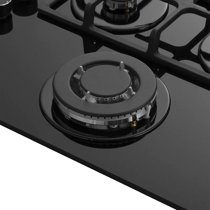 Варочная панель газовая MEFERI MGH604BK GLASS ULTRA