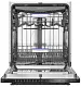 Посудомоечная машина встраиваемая с инвертором MEFERI MDW6083 COMFORT